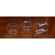 3PACK PYREX BUBBLE GLASS TUBE FOR IJOY CAPTAIN X3